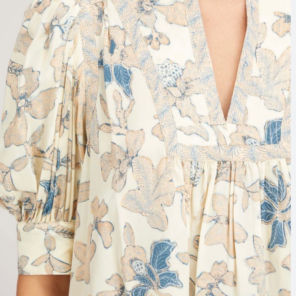 NWOT: Ulla Johnson Desdra Top in Jasmine  Size 2